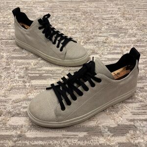 James Perse Carbon Low Sneakers Shoes Men’s US 9 EU 42 Lace Up $395